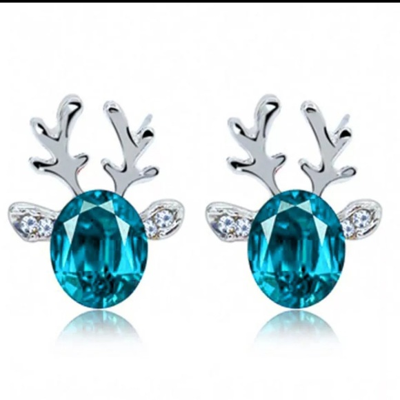 Reindeer earrings, Christmas earrings, jewelry - Picture 3 of 3